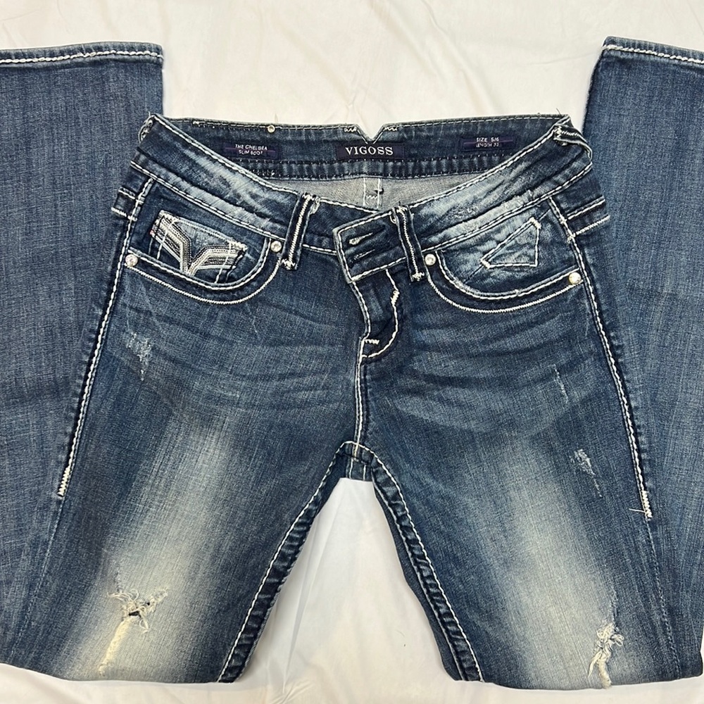 VIGOSS,  Chelsea slim, bootcut jeans